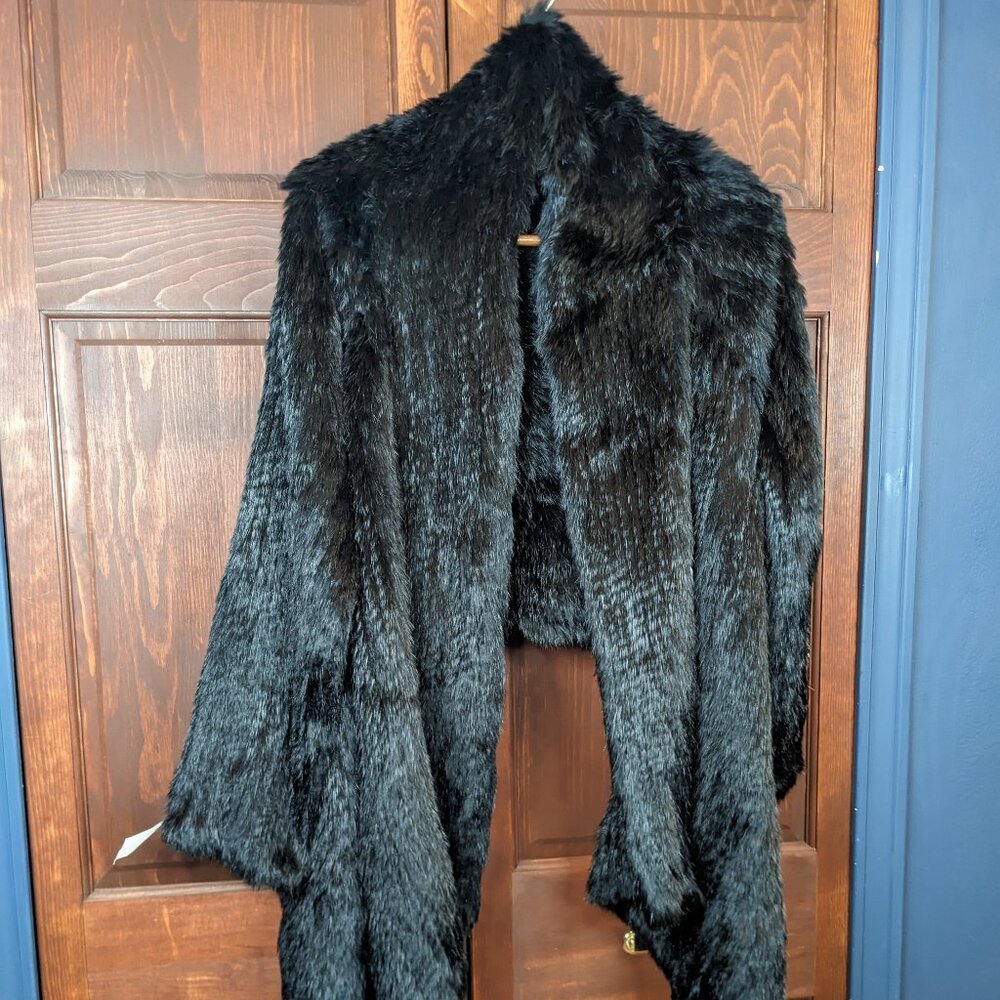 METEO Rabbit Fur Light Jacket / Shawl